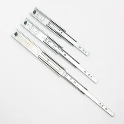 2pcs/pair Drawer Track Drawer Slide Three Rail Drawer Guide Rail Slide Rail  Furniture Hardware Fittings, Slipway