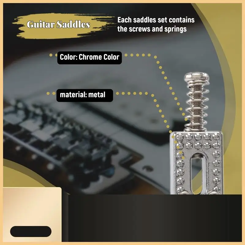 

6-седельные седла тремоло с роликовым мостом и гаечным ключом для электрогитары Fender Strat Tele