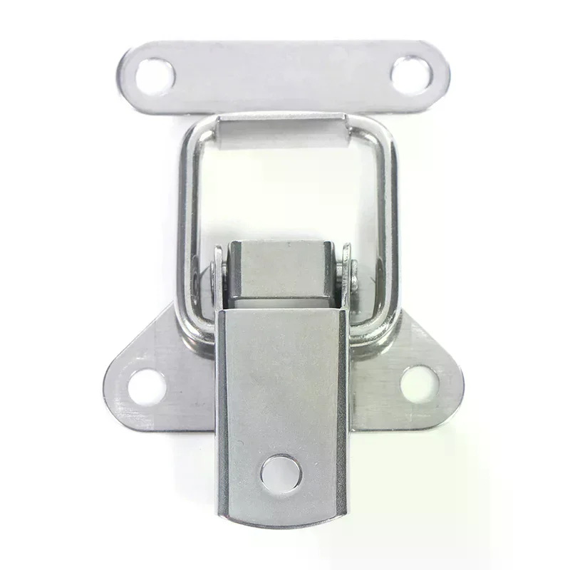 Stainless Steel 304 toolbox Locking Latch hasps Metal Toggle Catch Clasp box Loaded hinges Furniture Hardware Accessories
