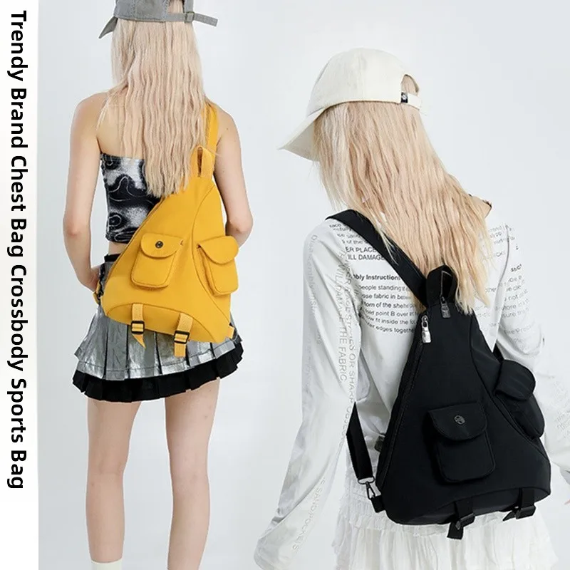 

ex Cycling Bapa Outdoor Travel Sports Single Double oulder Crossbody Bag Trendy Korean Brand Versatile Multi-use Tr...