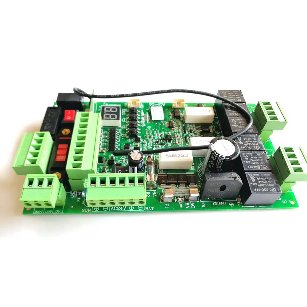 Replacement 24VDC EM Swing gate motor Board Card Controller Circuit Board card for Ahouse Swing gate opener board