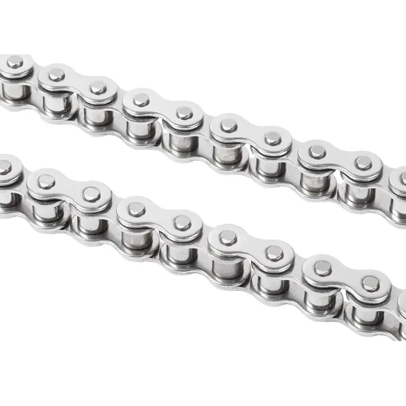304 Stainless Steel Roller Drive Chain 1 Inch 16AB Transmission Parts for 4 Points 08B08A 5 Points 10AB 6 Points 12AB Conveyors