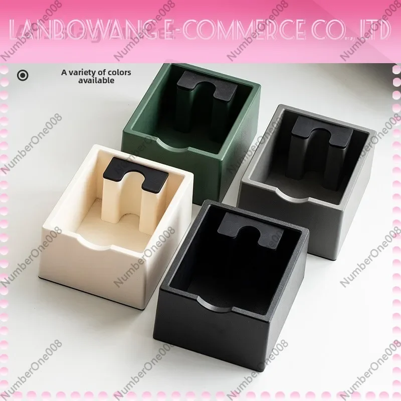 Thickened ABS Espresso Knock Box Coffee Grounds Container Storage Bin for Home Bar Coffee Machine