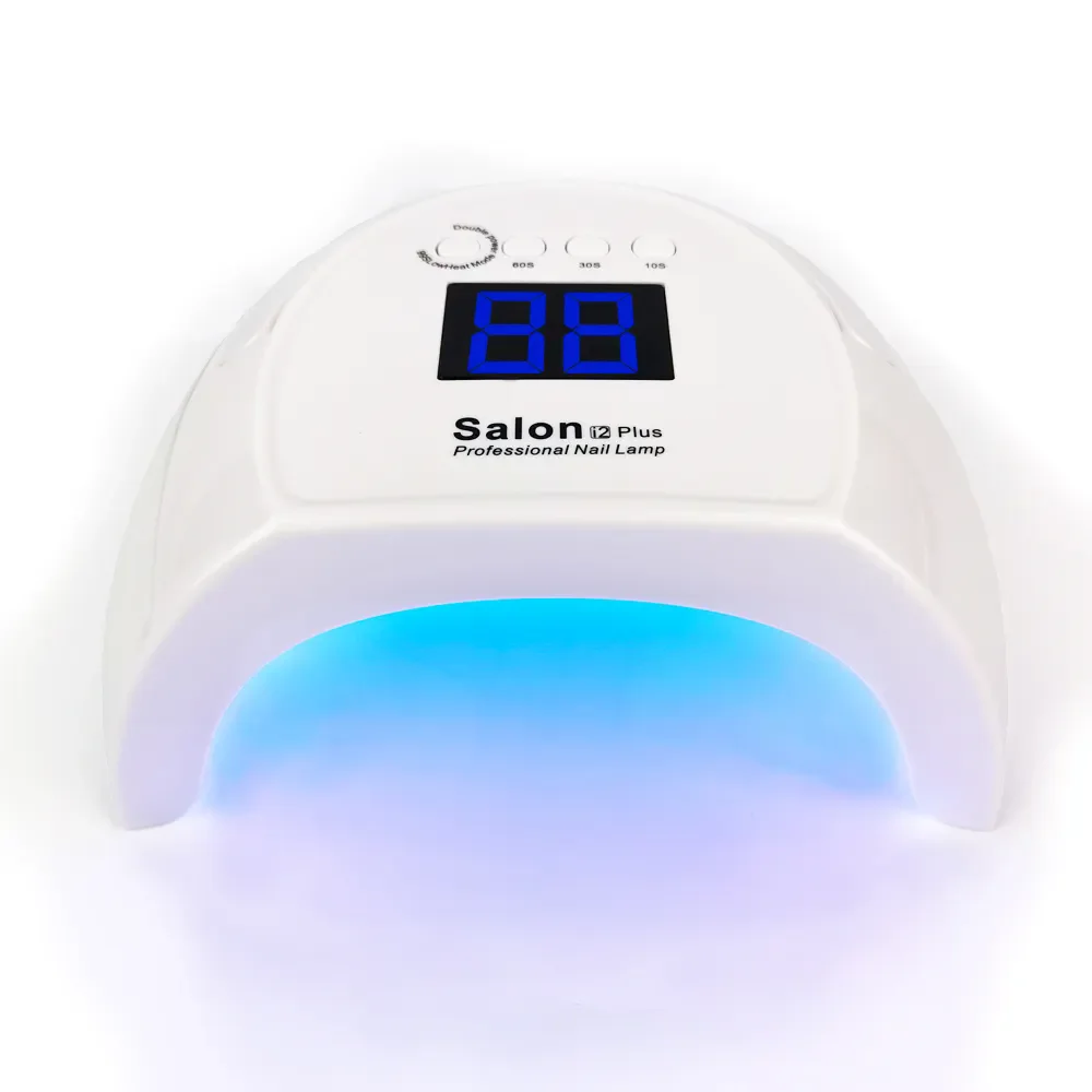 80W UV LED Nail Lamp With Timer Digital Display Nail Gel Dryer Curing Lamp Professional Portable Manicure Tool for Home Use