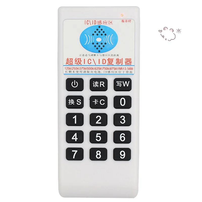 

1Pcs Portable RFID Smart Card Reader 125Khz-13.56MHZ Frequency Duplicator IC/ID Writer Access Tag Programmer