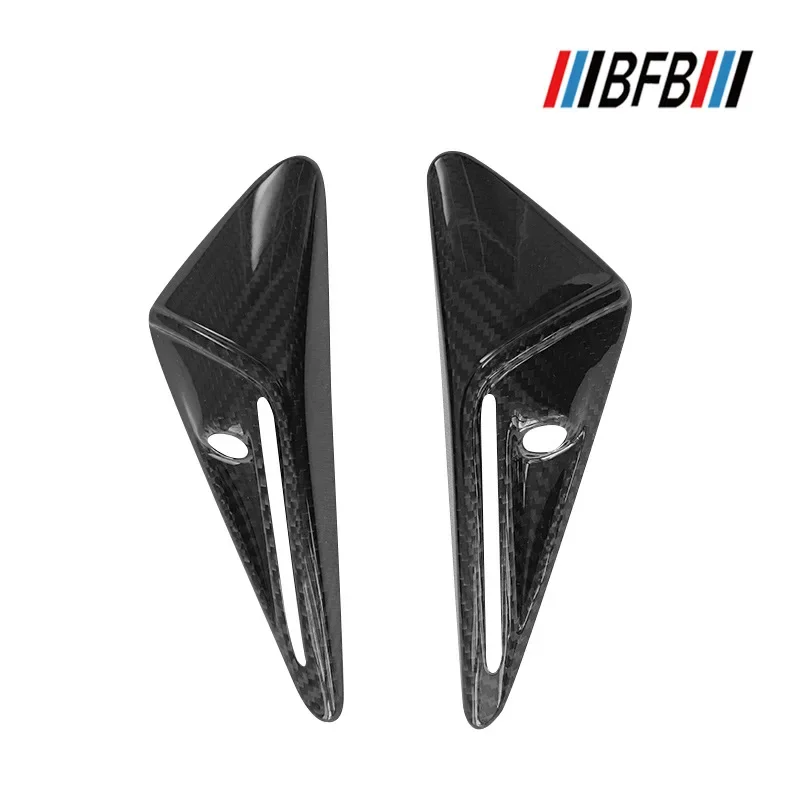 

For Tesla Model 3 Y Real Dry Carbon Fiber 2018-2023 Fender Turn Signal Frame Camera Cover Case Body Kit modification Accessories