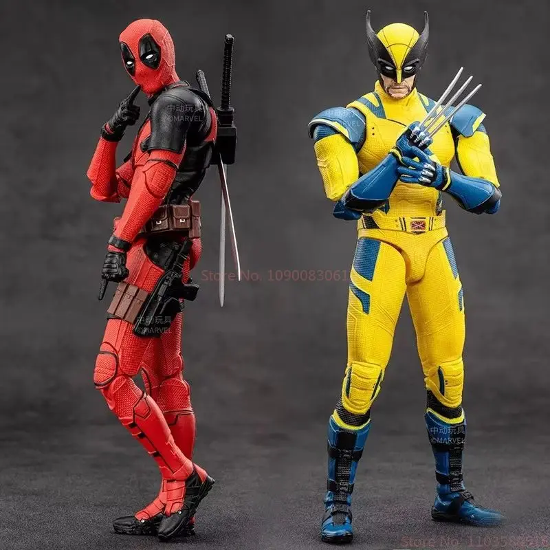 ZD Original Marvel X-Men Deadpool & Wolverine Movable Articulated Pvc Figure Collectible Model Doll Toy Gifts For Kids In Stock