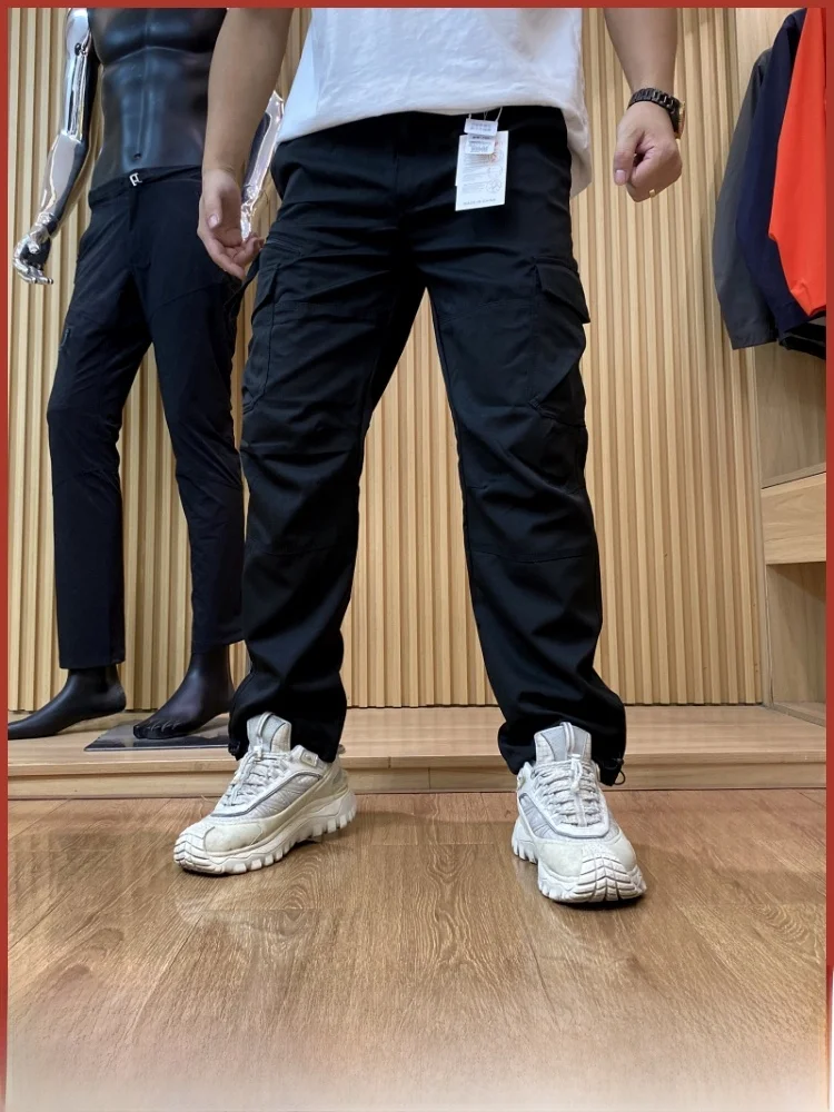 

Мужские повседневные брюки Outdoor Mountain Series, многоэтажная рабочая одежда для пешего туризма, длинные брюки, удобные дышащие брюки с 3D пошивкой