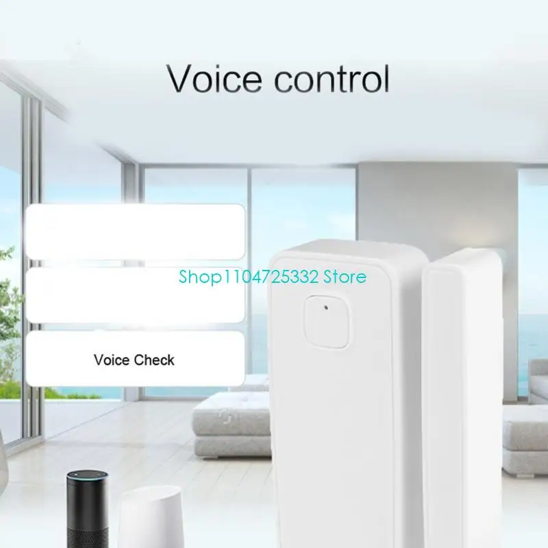P5EA Противоугонные дверные датчики WIFI Охранная сигнализация Дистанционное управление Дверные магнитные датчики Сигнализация