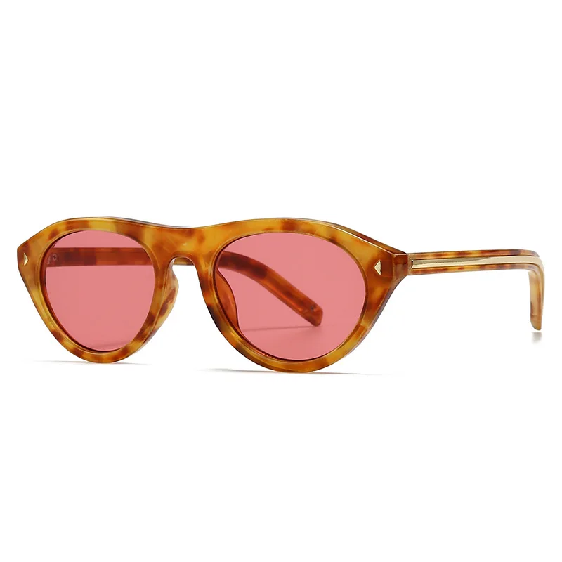 Y2k Pilot Zonnebril Vrouwen Voor Mannen Vintage Luxe Merk Ontwerp Zonnebril Punk Populaire Outdoor Rijden Klinknagel Bril UV400 - afbeelding 2