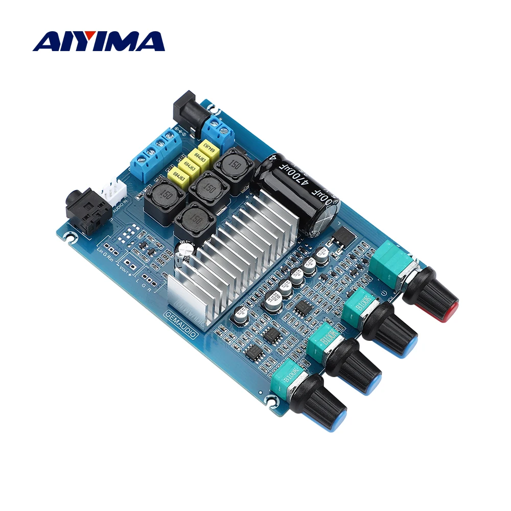 AIYIMA Power Amplifier Board Audio TPA3116 HiFi 50Wx2 Digital Amplificador 2.0 Sound Channel Stereo Home DIY Speaker Amp 