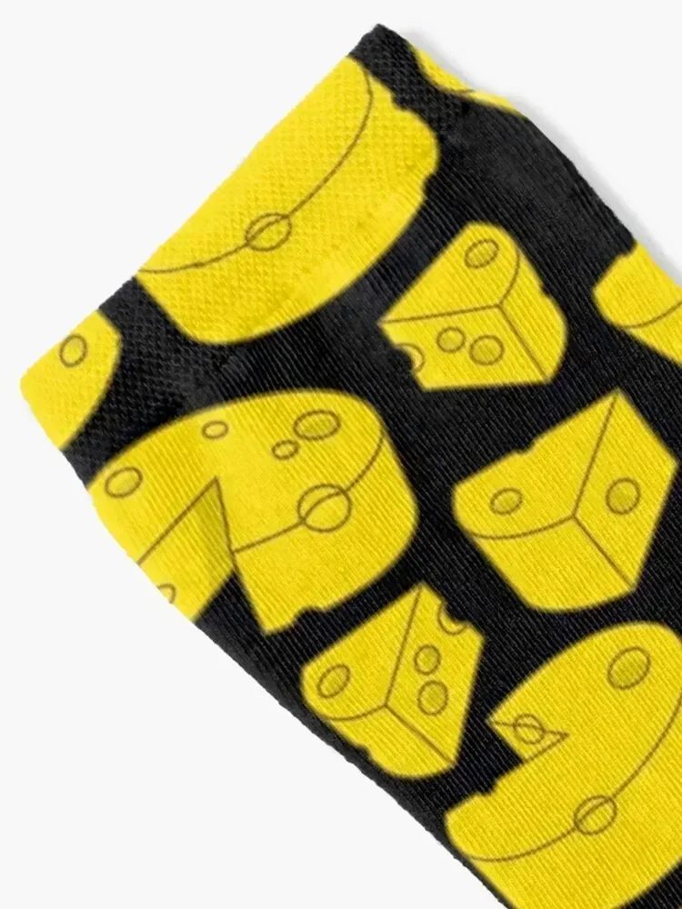 Yellow Cheese Socks cartoon hiphop Boy Socks Women's