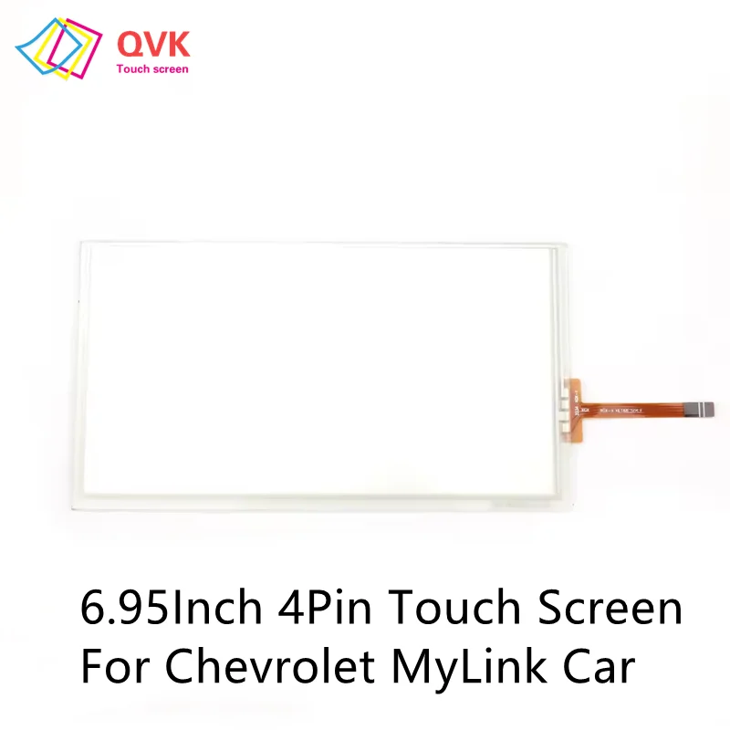 6.95 Inch 4Pin 167X93 MM Resistiva Touch Screen For Chevrolet MyLink Car DVD Audio Multimedia PlayerRadio 167mm*93mm