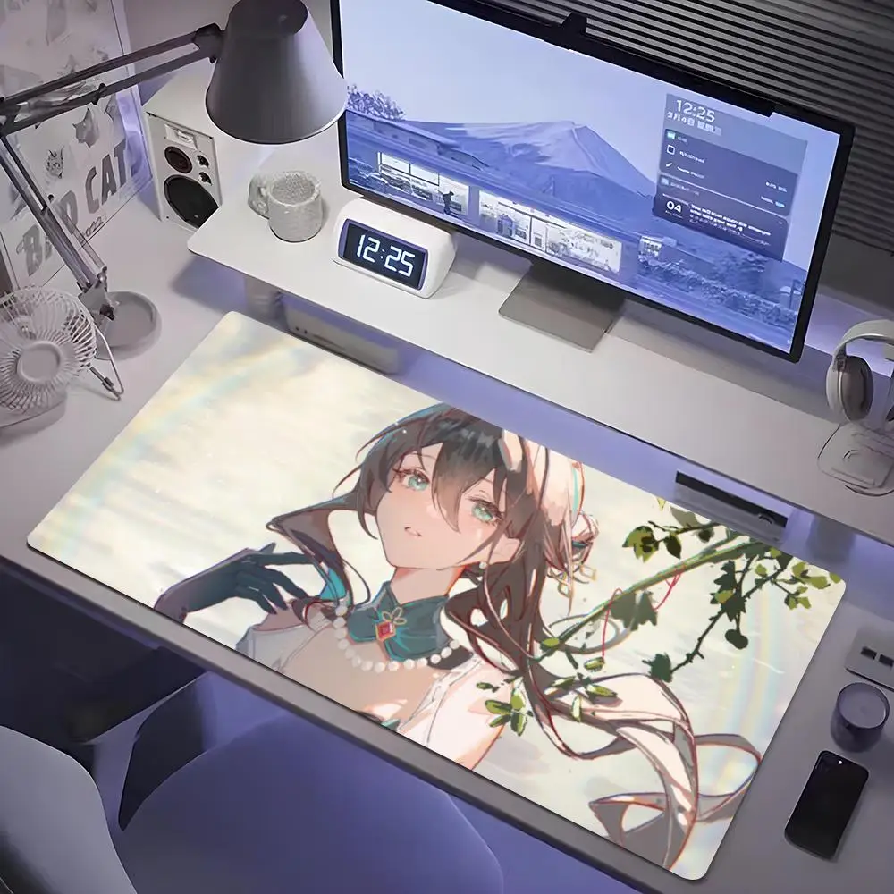 

ruan mei Mouse Pad Tablet mouse Pad Laptop xl desktop mouse pad, cute HD Rainbow Gaming keyboard pad, csgo Player, 90x40