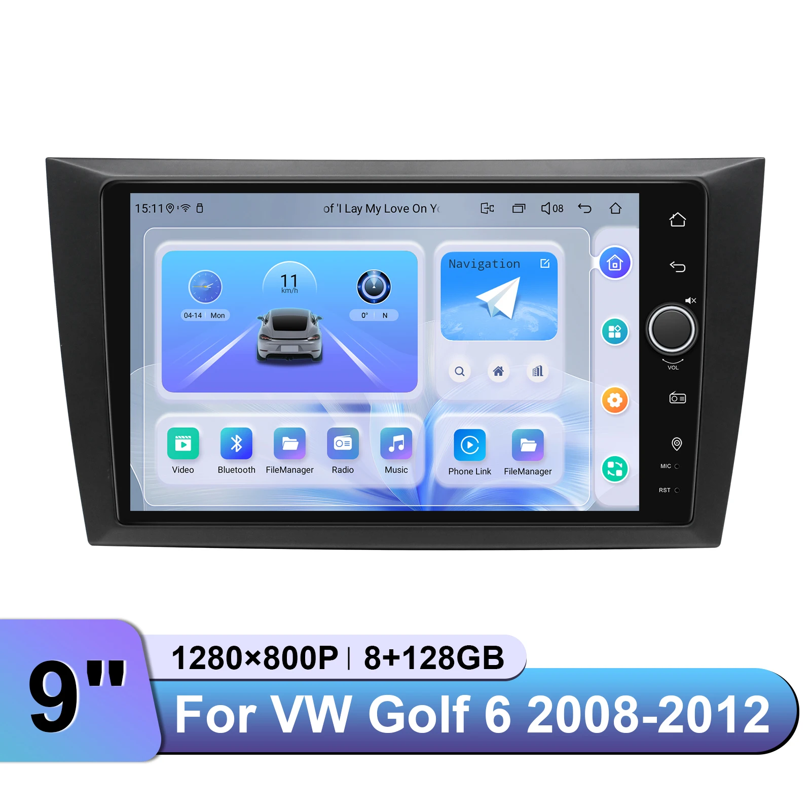 JOYING 9 "ترقية Apple Carplay Autoradio ستيريو السيارة لشركة فولكس فاجن جولف 6 GTi MK6 2008-2012 إبقاء OEM مصنع عجلة القيادة وكاميرا عكسية