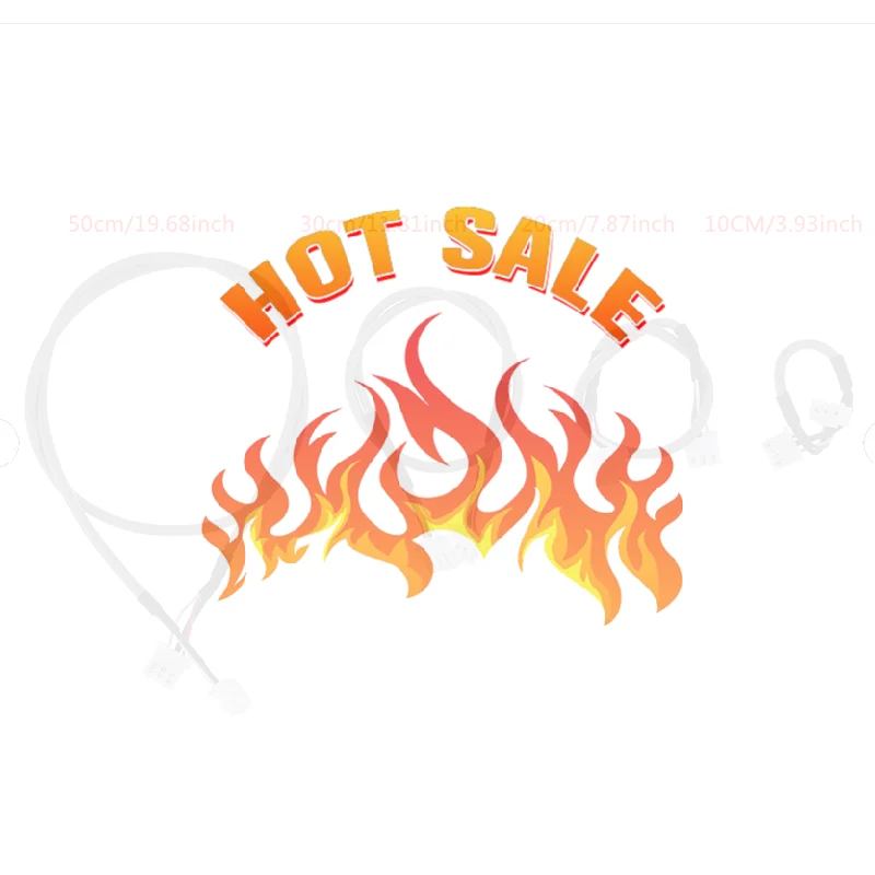 5x XH2.54 3P audio signal 2.0 channel shielding input cable for HiFi amplifier