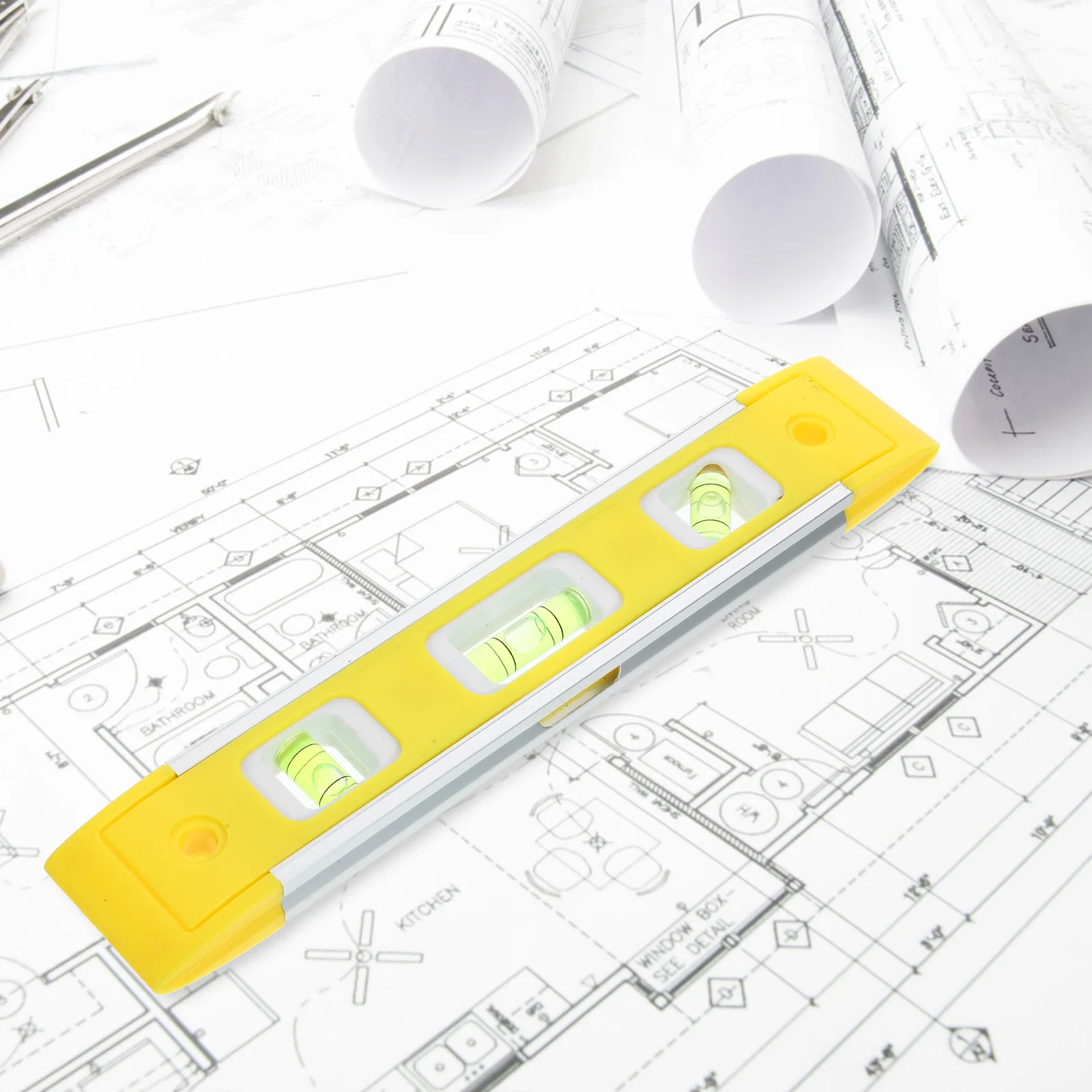 Level Ruler Magnetic Bubble Measuring Aluminum Reinforced The Tools Spirit Heavy Duty Leveler