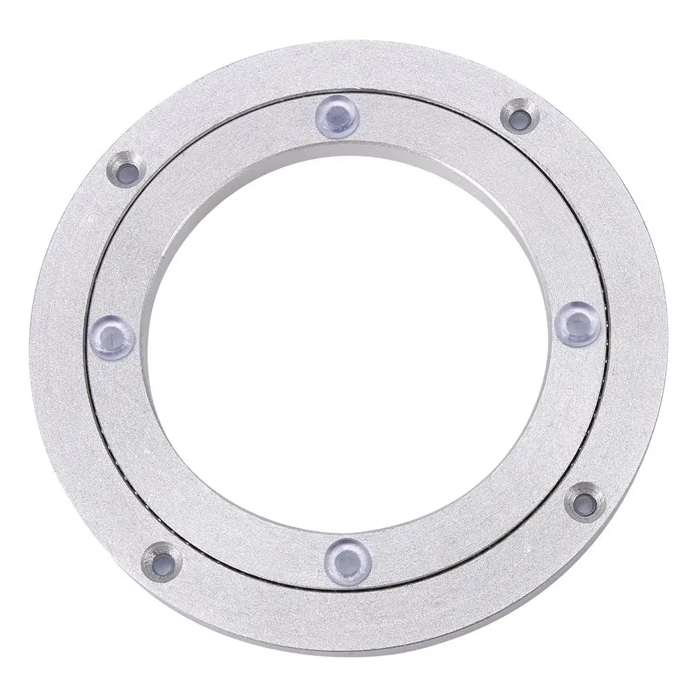 Aluminium Alloy Rotating Bearing Turntable Plate Smooth Swivel Plate Rotating Table for Home Decor