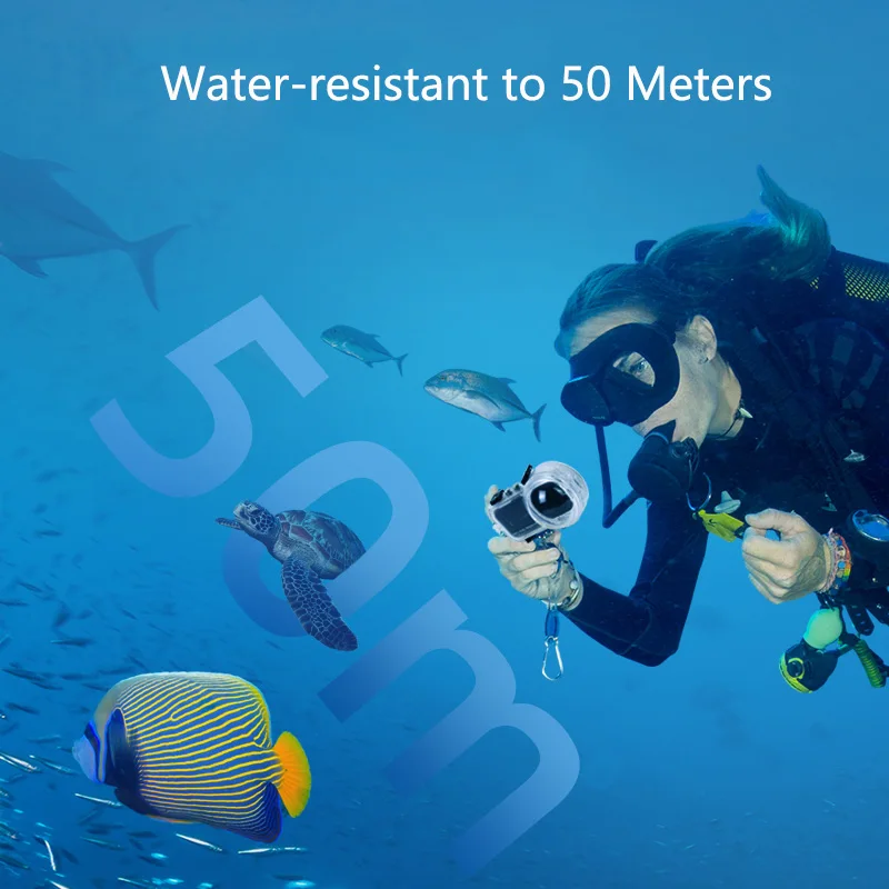 Protetor Subaquático para Insta 360 X4, Insta360 X4 Diving Shell, Habitação Impermeável, Dive Case Invisível, Acessórios para Câmera, 50m