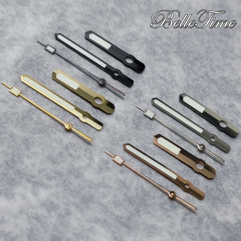 الفضة/أسود/الذهب/ارتفع الذهب C3 الأخضر مضيئة ساعة الأيدي ل NH35/NH36/4R/7S ساعة يد تعمل بالحركة الملحقات #3