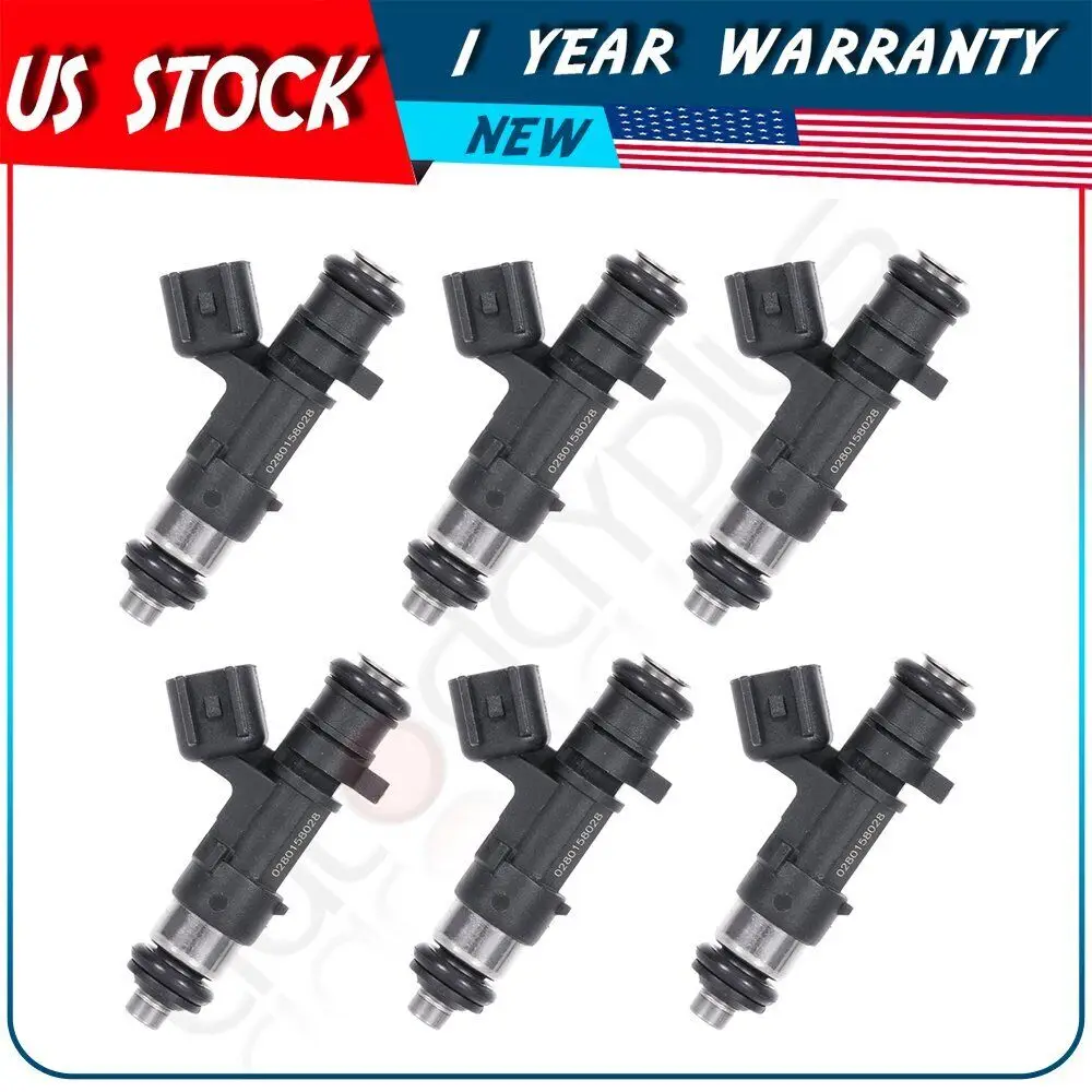 

6x Fuel Injectors For Chrysler Sebring Dodge Charger 2.7L 3.5L 2010-2006