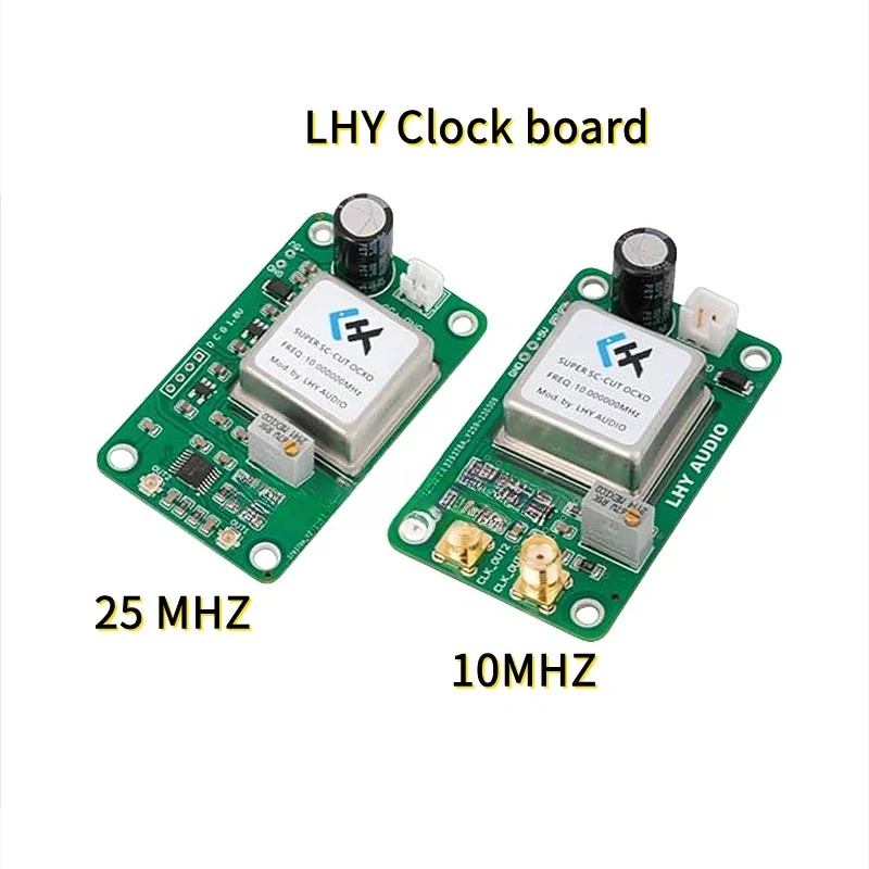 

LHY AUDIO Square wave 10MHz 25MHz frequency dual output OCXO constant temperature crystal oscillator clock board upgrade