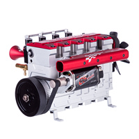 TOYAN FS L400  Inline Four Cylinder 14cc  Four Stroke Engine Model Displacement Water-cooled Engine Model Kit RC Car Toy