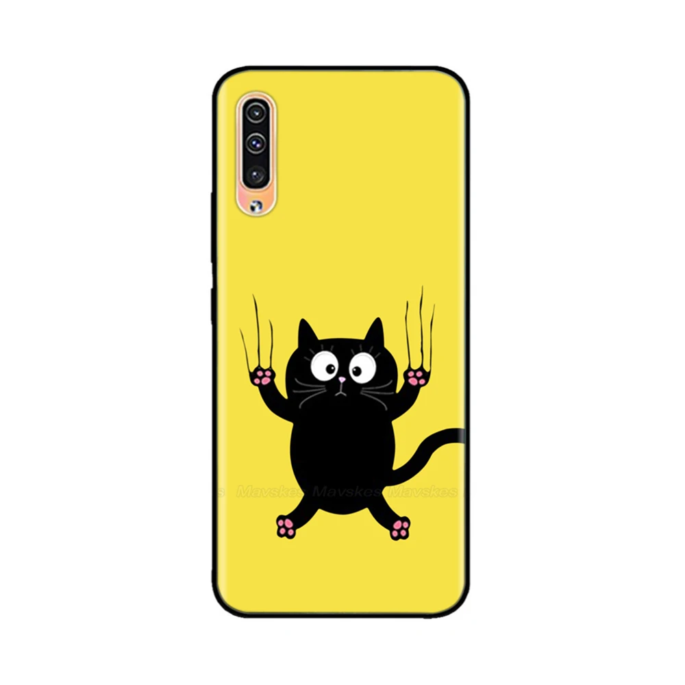 For Samsung Galaxy A50 A50S A30S Case Soft Black Silicone Back Cover Phone Case For Samsung A 50 A 50 30 S Fundas Coque Bumper