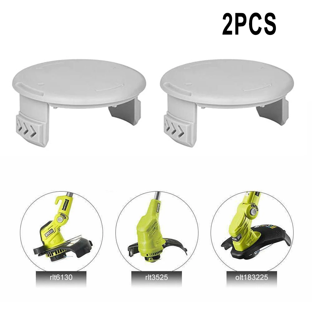 Press-release Clamps Spool Cover 2pcs 33*75mm Plastic REPLACEMENT STURDY PLASTIC Trimmer Spool P2006A P2200 RY24021