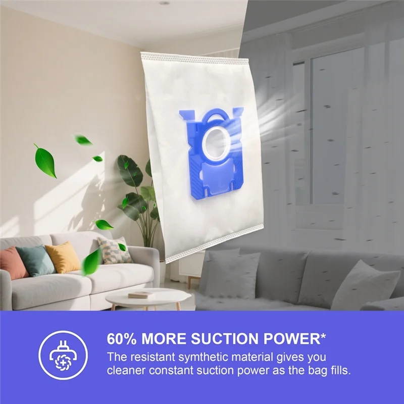 WHYY-For Electrolux S-Bag Replacement Dust Bag For FC8021/03 Vacuum Cleaner Parts Vacuum Bags