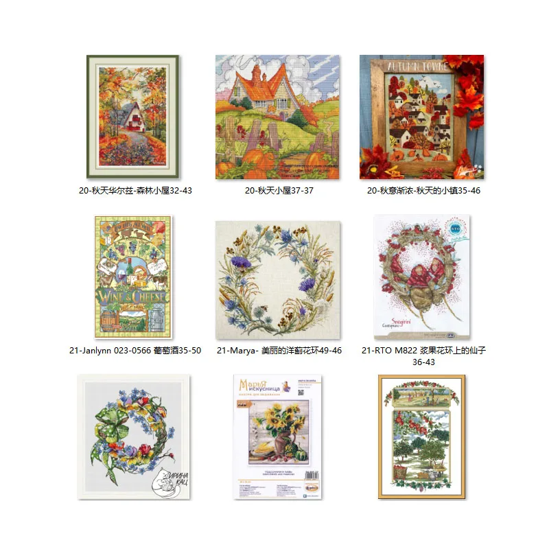 Cross stitch Kit 14CT 18CT 25CT Canvas Cross Stitch DIY Embroidery Se  Threads Craft Handicraft  -beautiful meaty 2-36-46