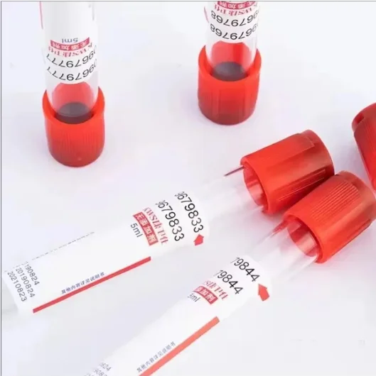

Вакуумные пробирки для забора крови без добавок, 3 мл, 5 мл, 10 мл, красные, лабораторные расходные материалы, 100 шт.