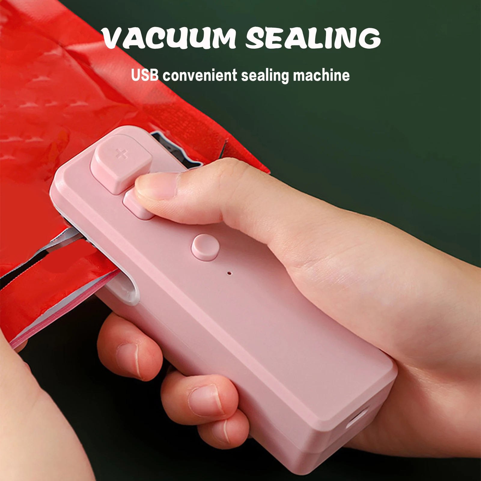 

Rechargeable Small Sealing Machine Keep Food Dry & Taste Well Living Helper for Potato Chip Bags Snack Bags