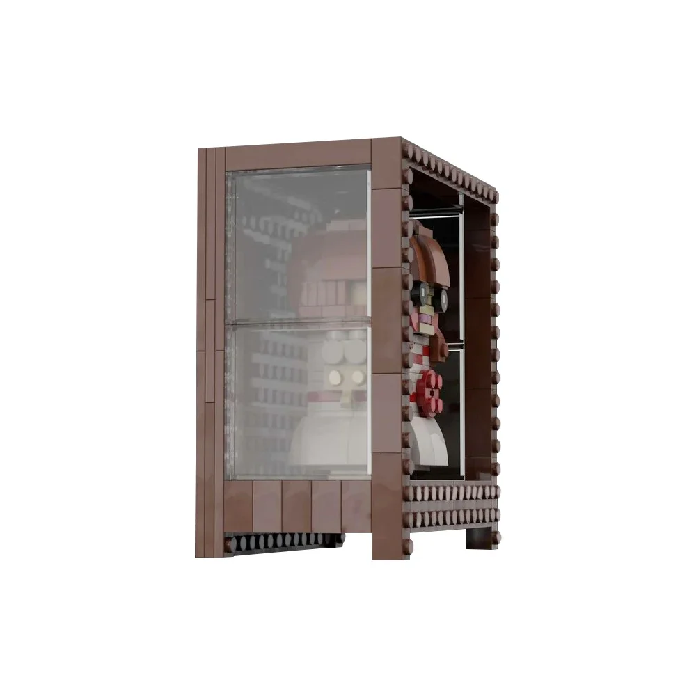 

Gobricks MOC Horror Annabelle Brickheadz Bricks Model