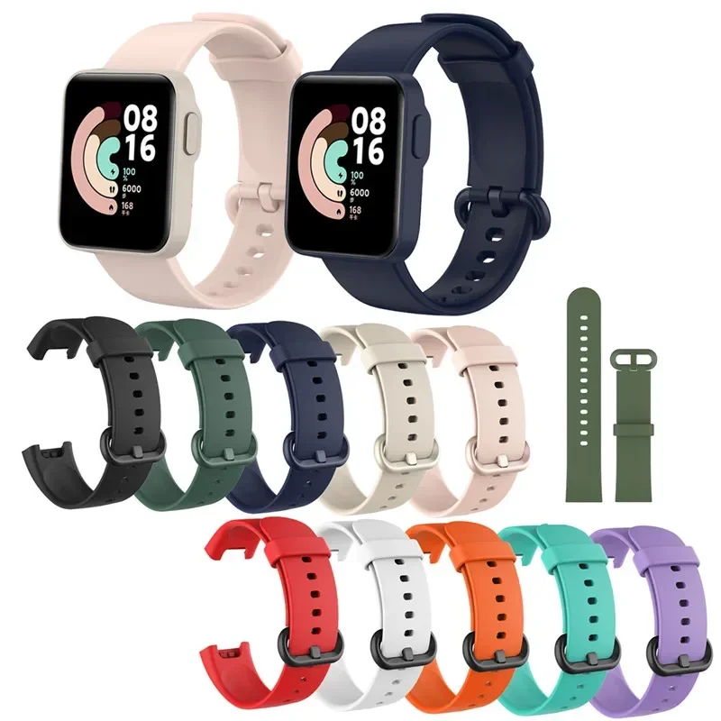 

Wrist Strap For XiaoMi Mi Watch 1 2 Lite Global Sport Silicone Bracelet Correa For Xiao Mi Watch 2/Poco watch/Redmi Horloge Belt