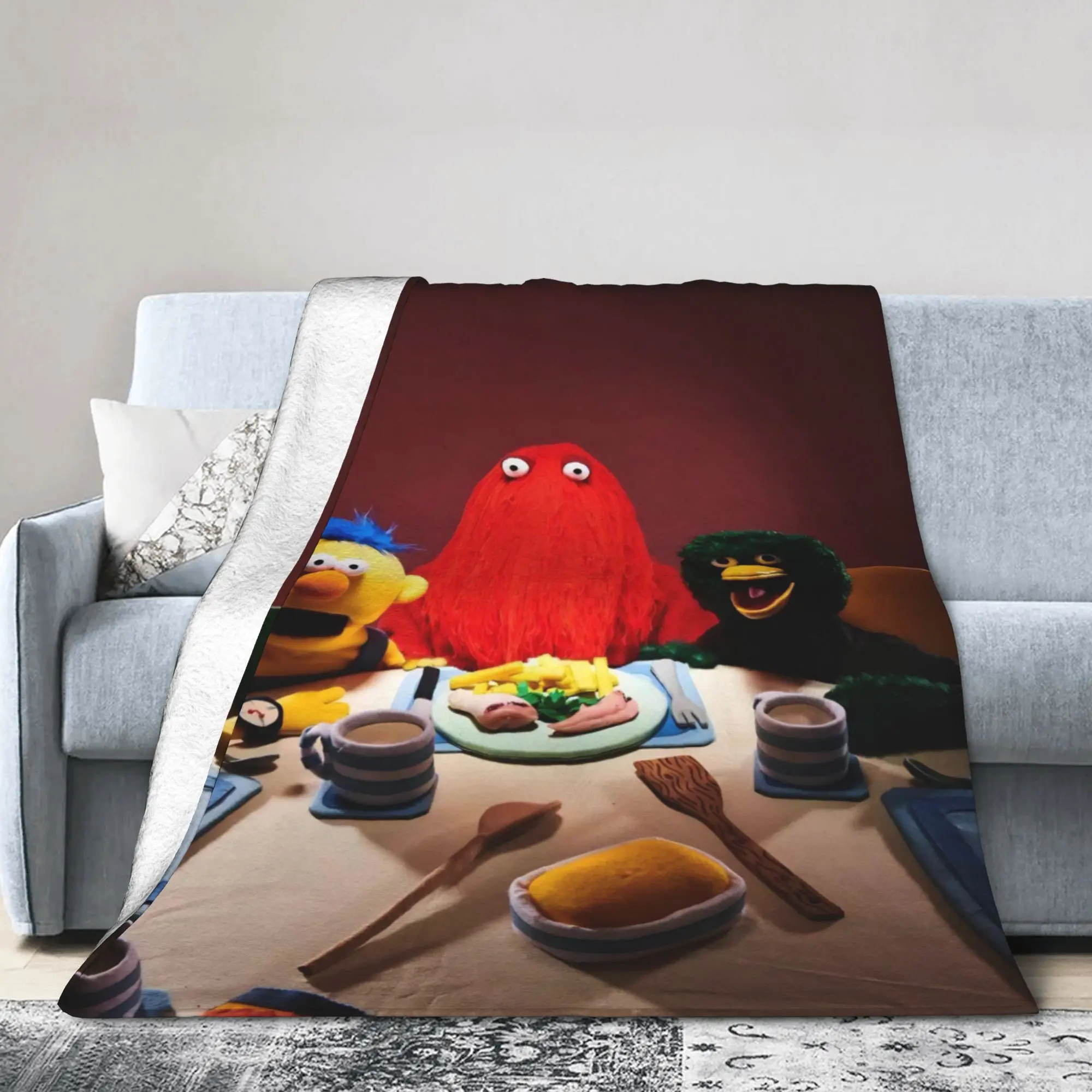 Don't Hug Me I'm Scared Blanket Soft Velvet Cute Gifts  Throw Blankets Quilt