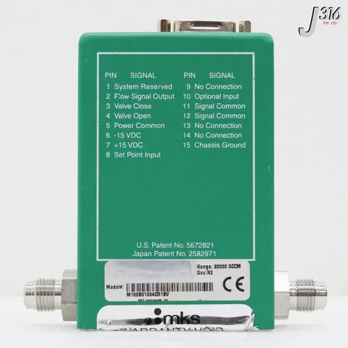 M60 MKS MFC, CONTROLADOR MASS-FLO M100B01334CR1BV
