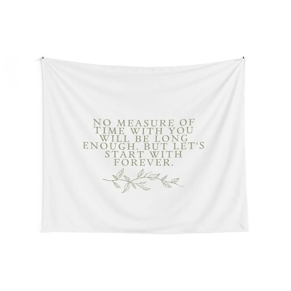 We'll Start With Forever Twilight Quote Tapestry Aesthetic Room Decor Korean Home Decorators Aesthetic Decoration Tapestry