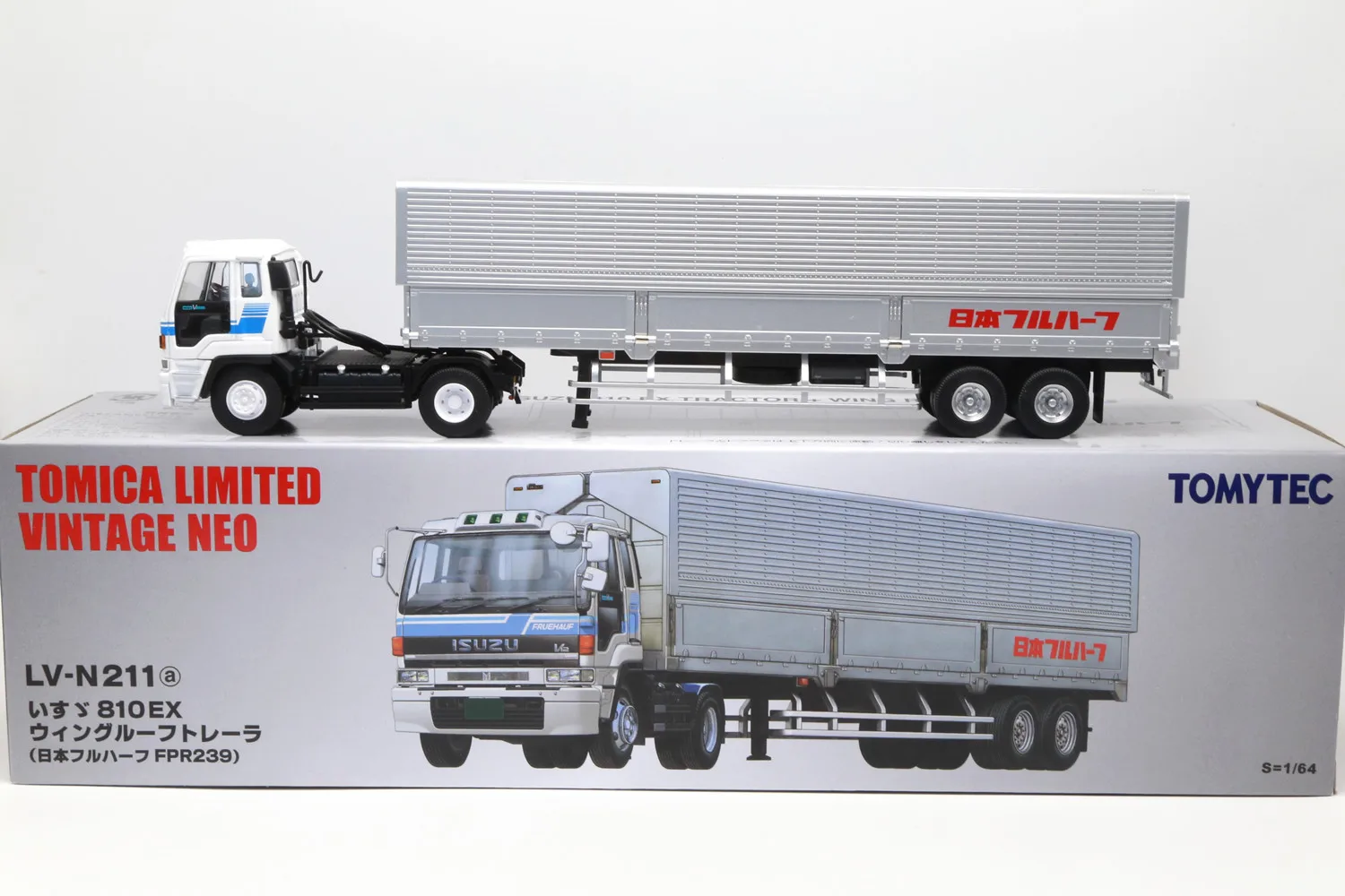 Tomytec Tomica TLV N211A/N225A Isuzu 810EX Truck Limited Edition Simulation Alloy Static Car Model Toy Gift