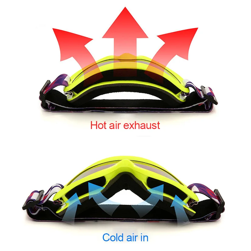 JSJM New Kids Ski Goggles Double Layers Anti-Fog UV400 Ski Glasses Snow Snowboard Goggles Children Winter Ski Eyewear Age 3-12