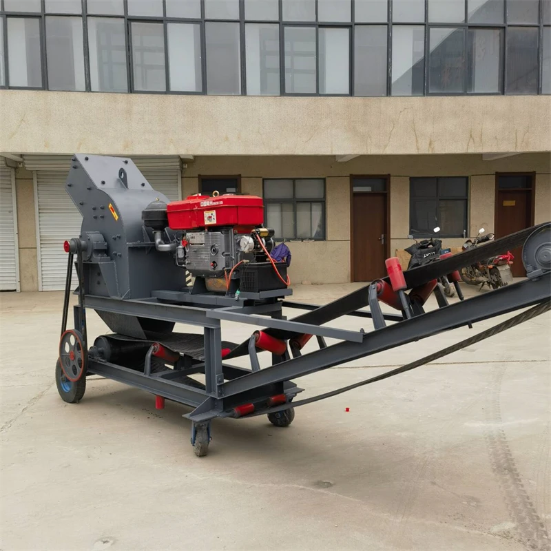 Pc 200*300 Model Mobile Diesel Hammer Crusher