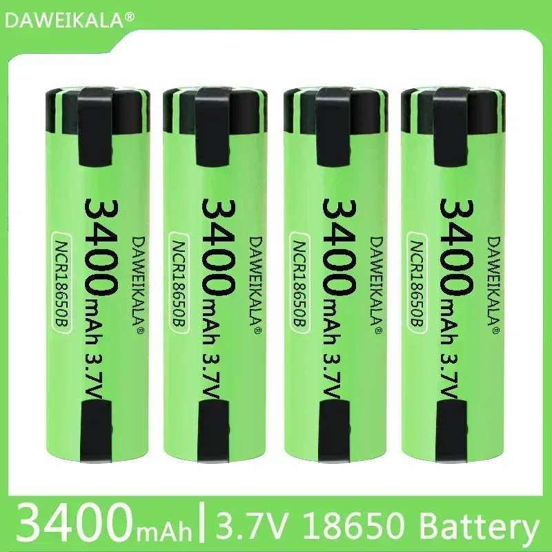 

Daweikala 100%Batería recargable NCR18650B de iones de litio, Original,3.7V 3400 mAh,descarga Envío Gratis, novedad de