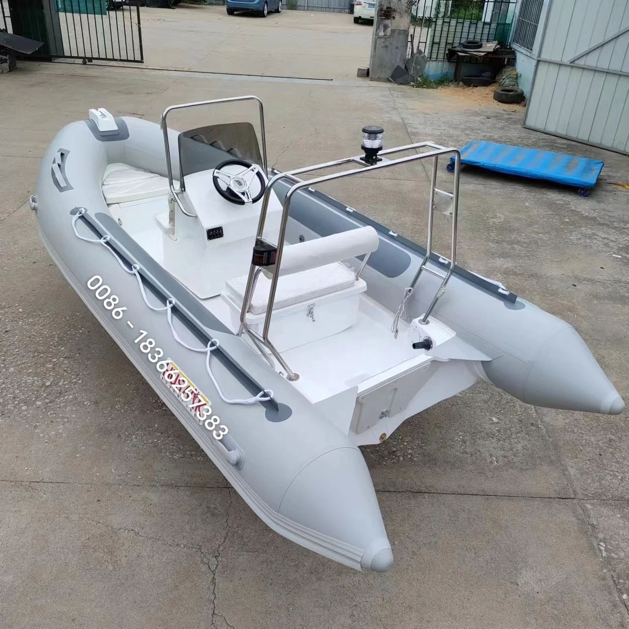 

Rib-420 High Speed Inflatable Boat Fiberglass Boat
