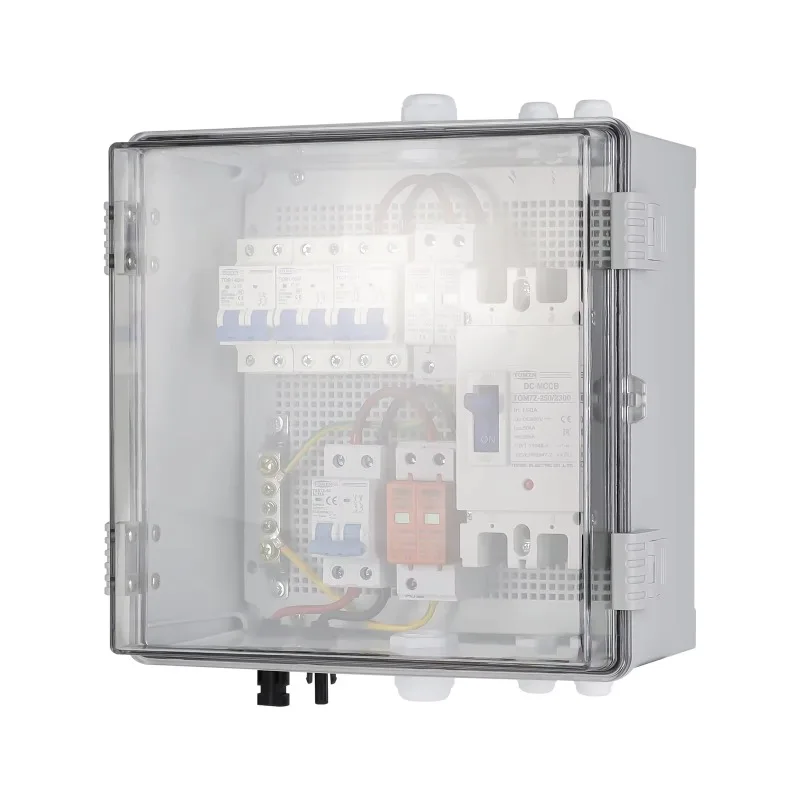 2026 Factory High-Quality PowMr Compatible With the 6.2KW Solar Inverter Supports Single Phase Wiring Solar Distribution Box view 4