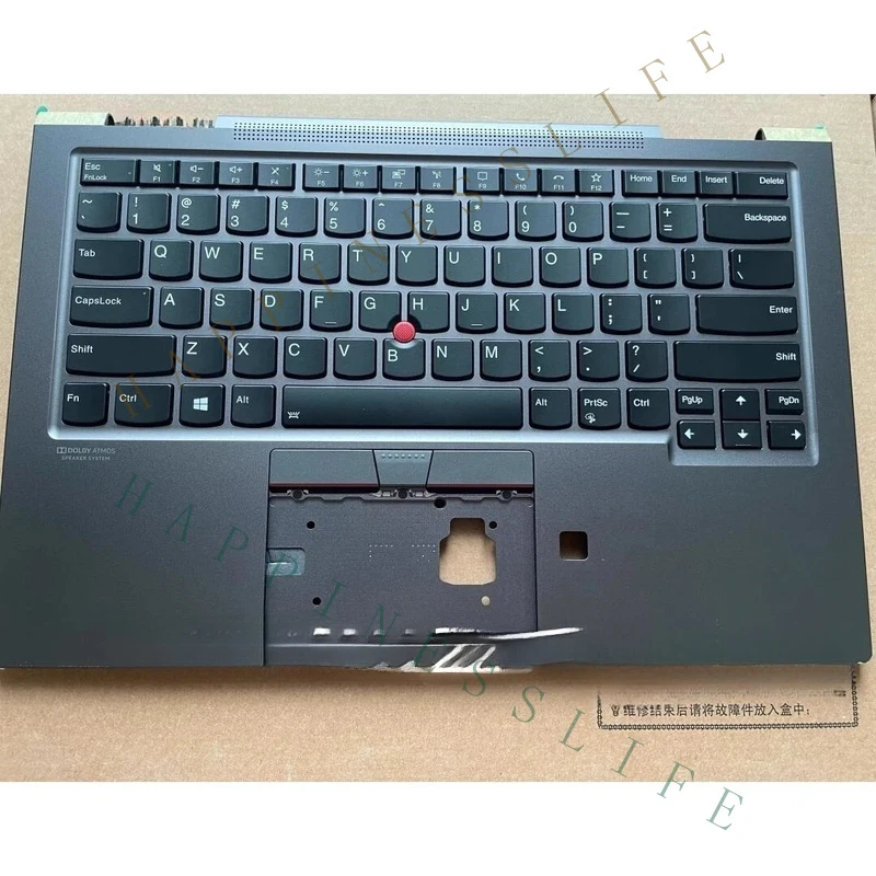 

PK+ New keyboard Palmrest cover for Lenovo ThinkPad X1 Yoga 5th Gen 5M10Z37082 gray