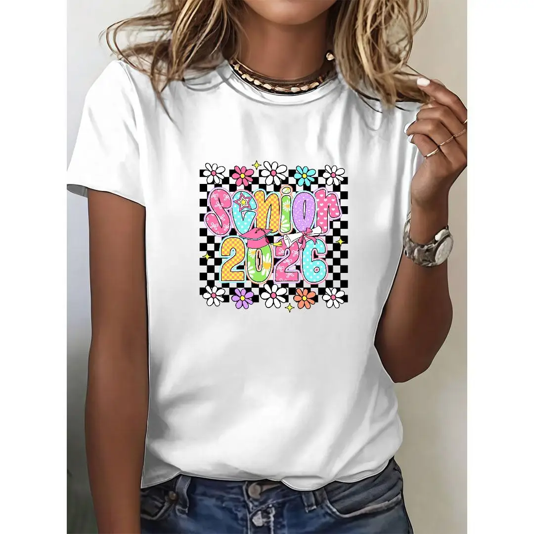 

"Senior 2026 T-Shirt for Women | Class of 2026 Graduation Graphic Tee | Back To School Gift for Student"