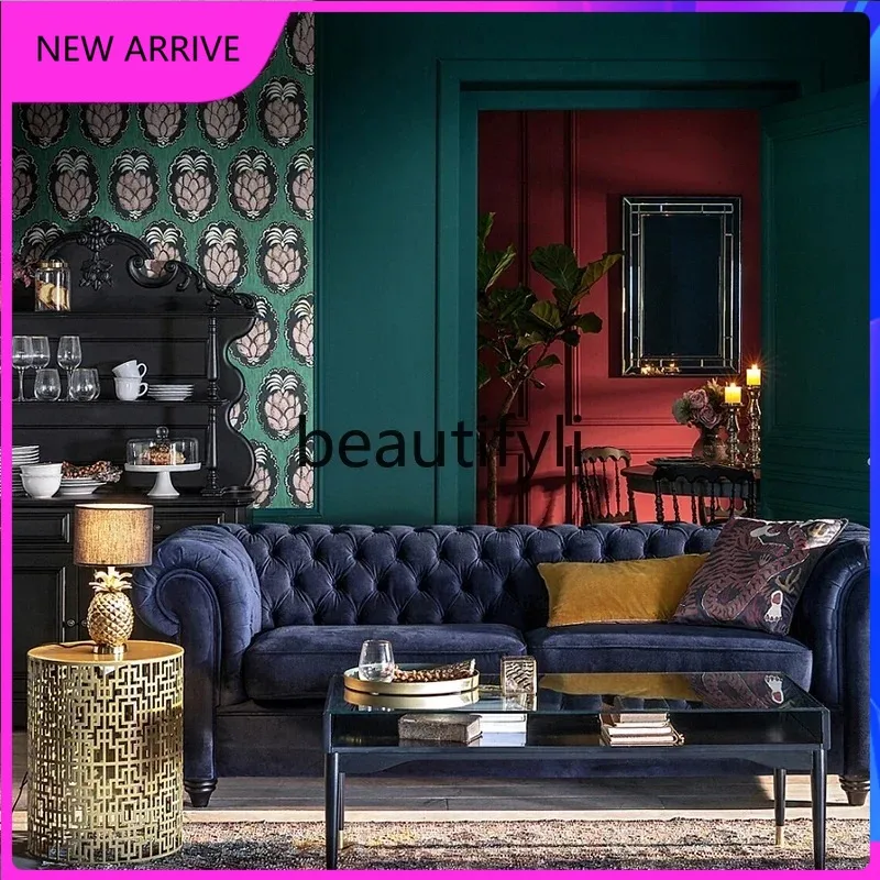 b573 Настенное декоративное зеркало для гостиной, современное простое зеркало для макияжа, средневековое зеркало для камина