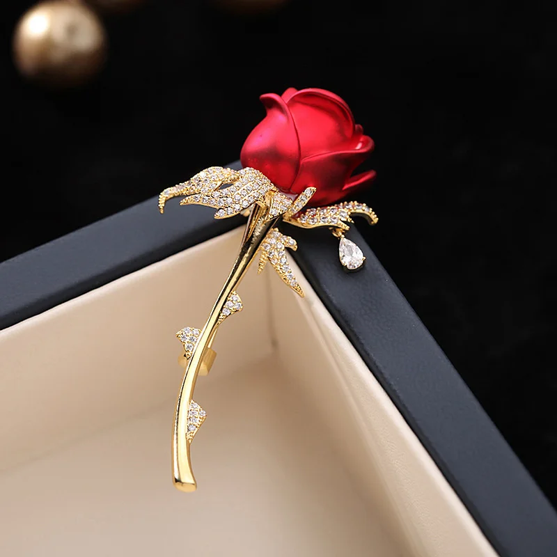 Fashion Exquisite Bowknot Flower Brooches For Women Girls Elegant Enamel Pins High-grade Versatile Corsage Christmas Gifts