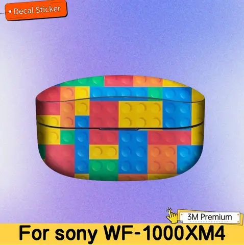 For sony WF-1000XM4 Wireless noise-cancelling headphones Sticker Protective Skin Decal Film Anti-Scratch Protector Coat