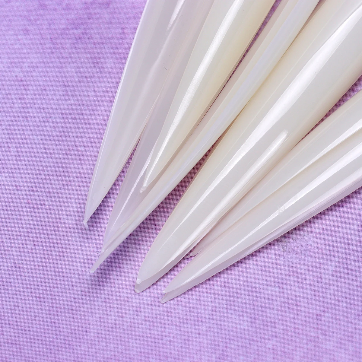 

120pcs Nail 10 Packs Natural Long Durable For Salon Home Use Nail Art False Nails Tips Design False Nails Tips